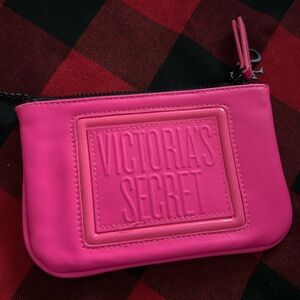 Neon pink Victorias Secret Wristlet